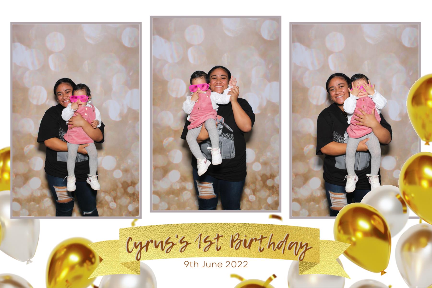 Cyrus's 1st Birthday | View more photos from the event at gallery.photobooth.co.nz/u/SelfieCentral/Cyruss-1st-Birthday