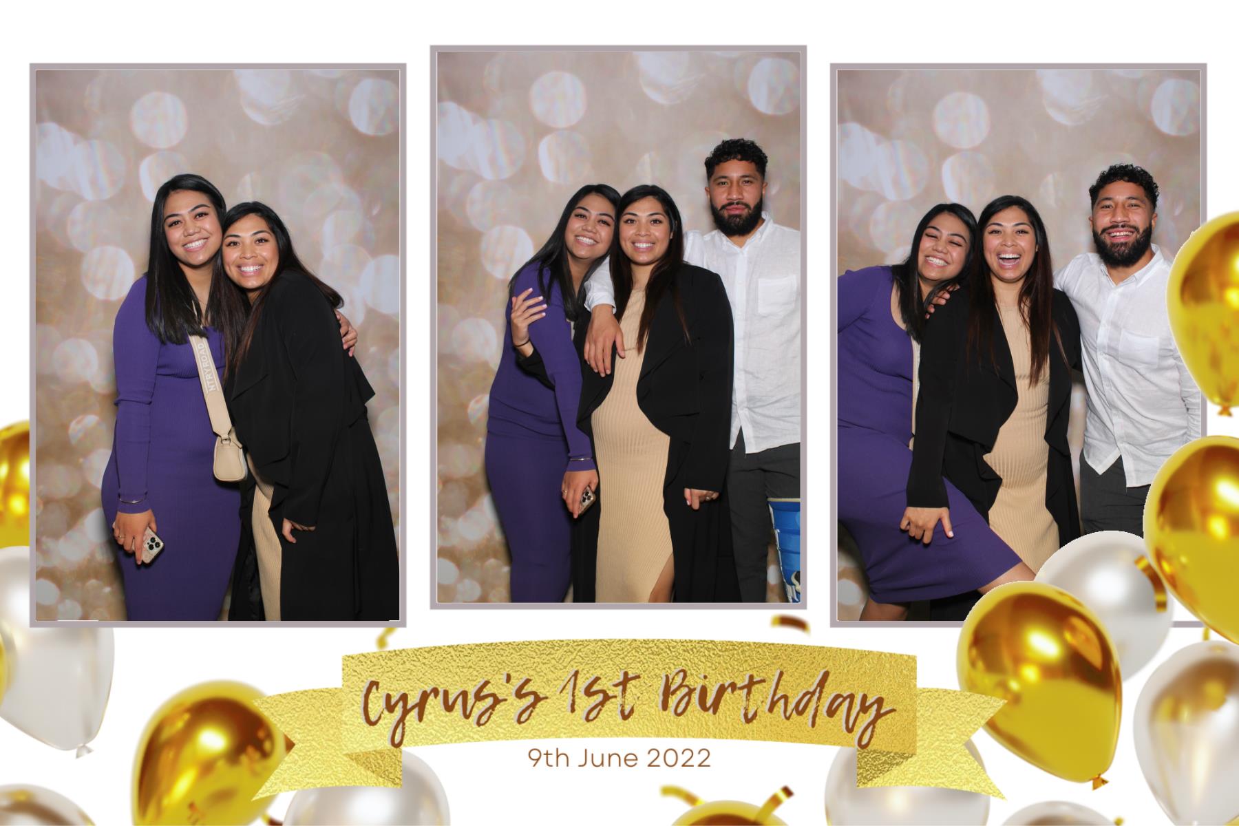 Cyrus's 1st Birthday | View more photos from the event at gallery.photobooth.co.nz/u/SelfieCentral/Cyruss-1st-Birthday