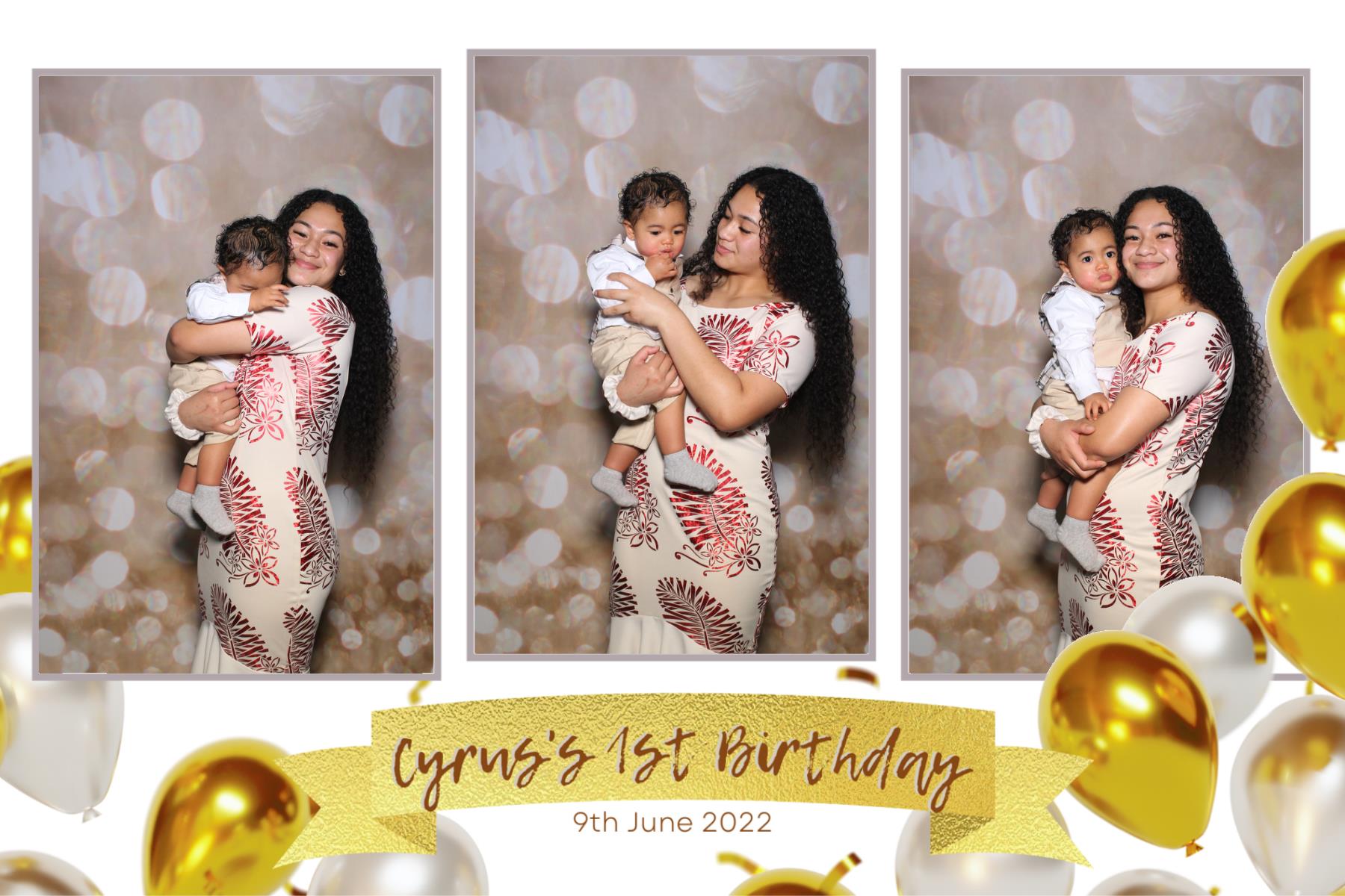 Cyrus's 1st Birthday | View more photos from the event at gallery.photobooth.co.nz/u/SelfieCentral/Cyruss-1st-Birthday