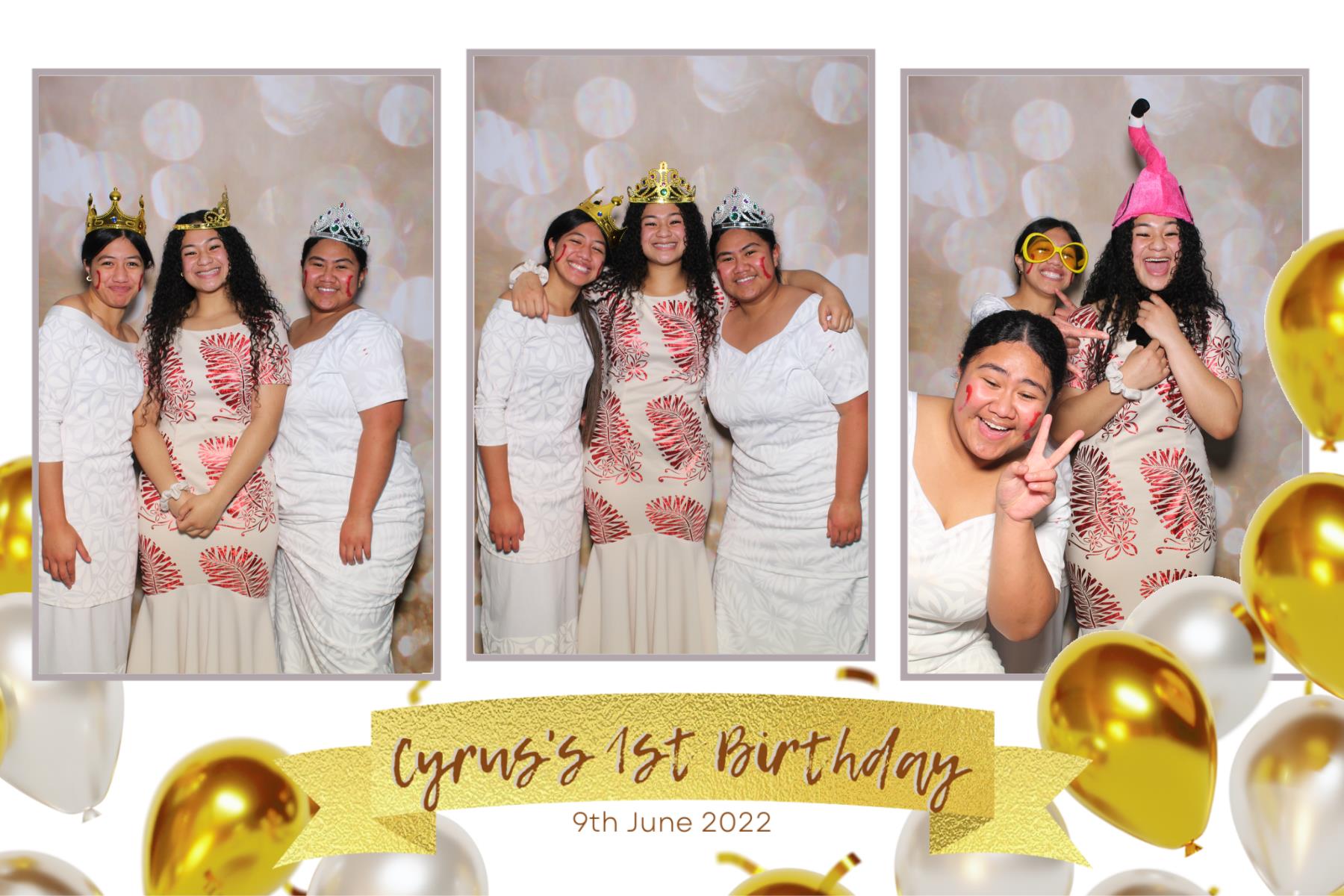 Cyrus's 1st Birthday | View more photos from the event at gallery.photobooth.co.nz/u/SelfieCentral/Cyruss-1st-Birthday