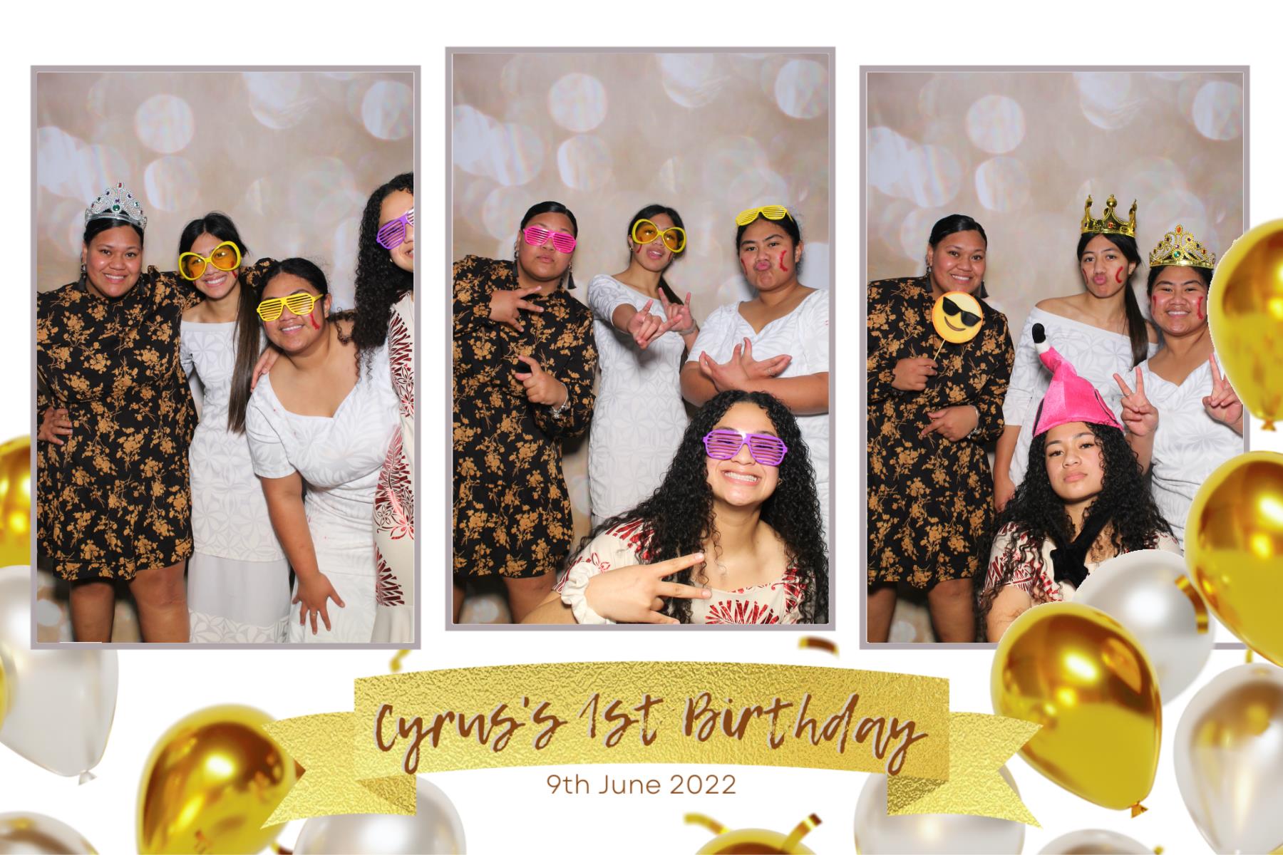 Cyrus's 1st Birthday | View more photos from the event at gallery.photobooth.co.nz/u/SelfieCentral/Cyruss-1st-Birthday