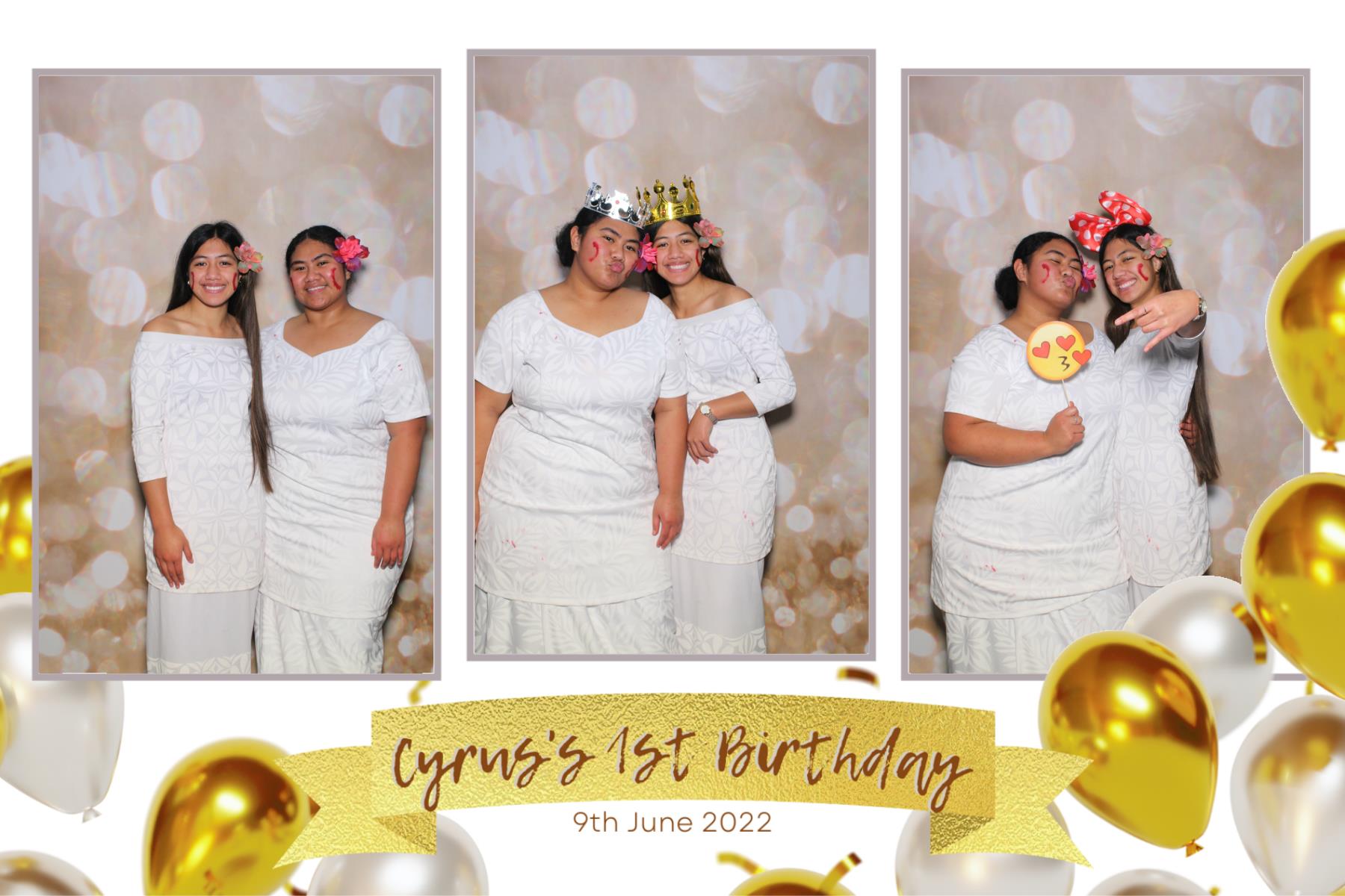 Cyrus's 1st Birthday | View more photos from the event at gallery.photobooth.co.nz/u/SelfieCentral/Cyruss-1st-Birthday