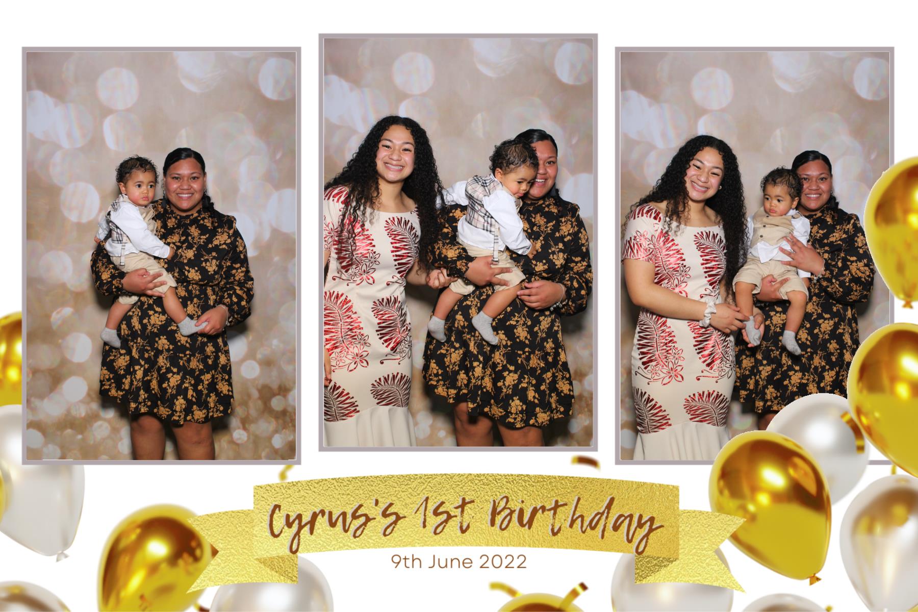 Cyrus's 1st Birthday | View more photos from the event at gallery.photobooth.co.nz/u/SelfieCentral/Cyruss-1st-Birthday