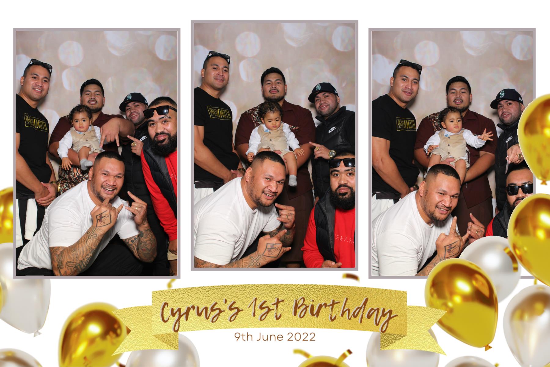 Cyrus's 1st Birthday | View more photos from the event at gallery.photobooth.co.nz/u/SelfieCentral/Cyruss-1st-Birthday