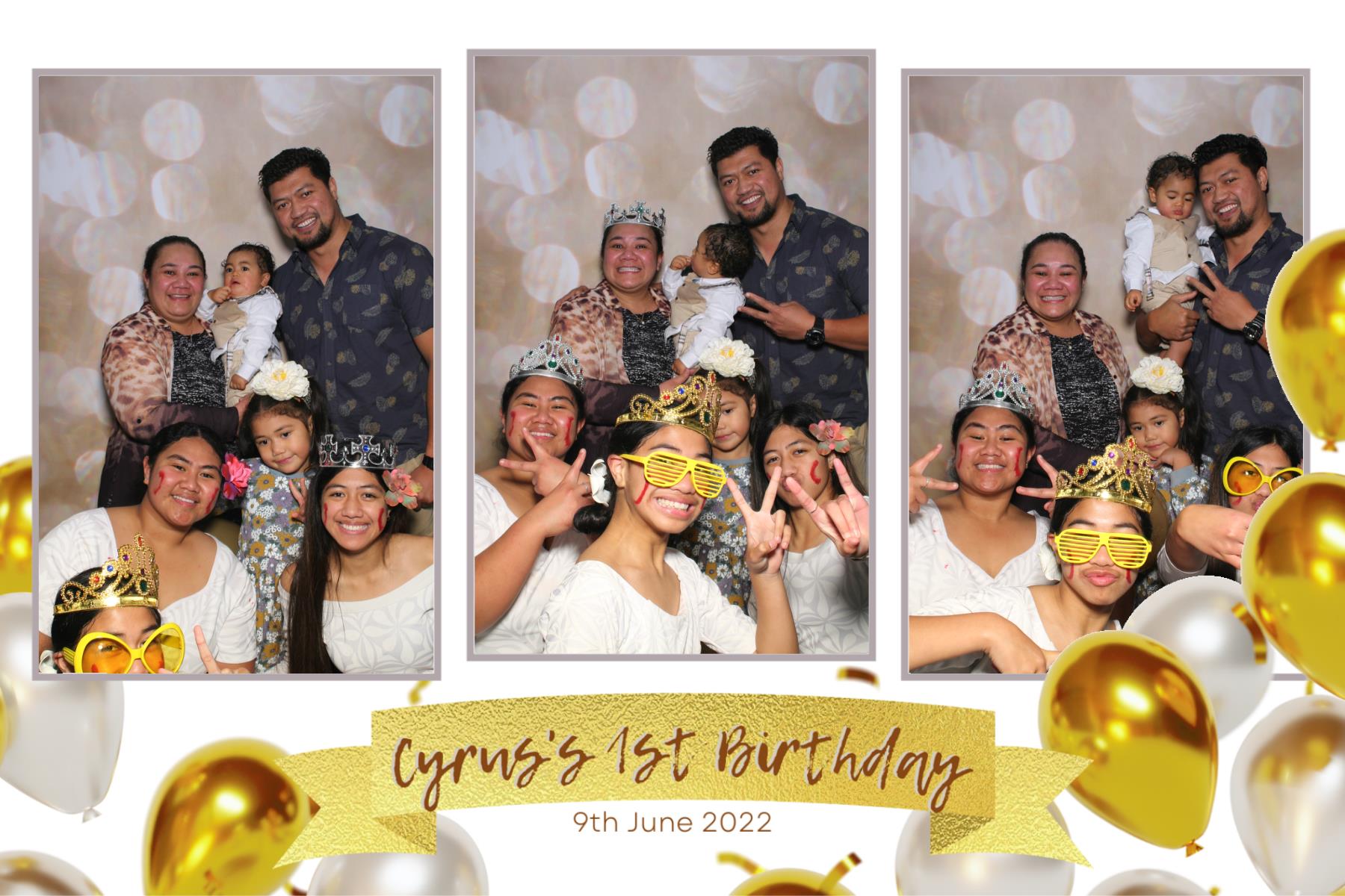 Cyrus's 1st Birthday | View more photos from the event at gallery.photobooth.co.nz/u/SelfieCentral/Cyruss-1st-Birthday