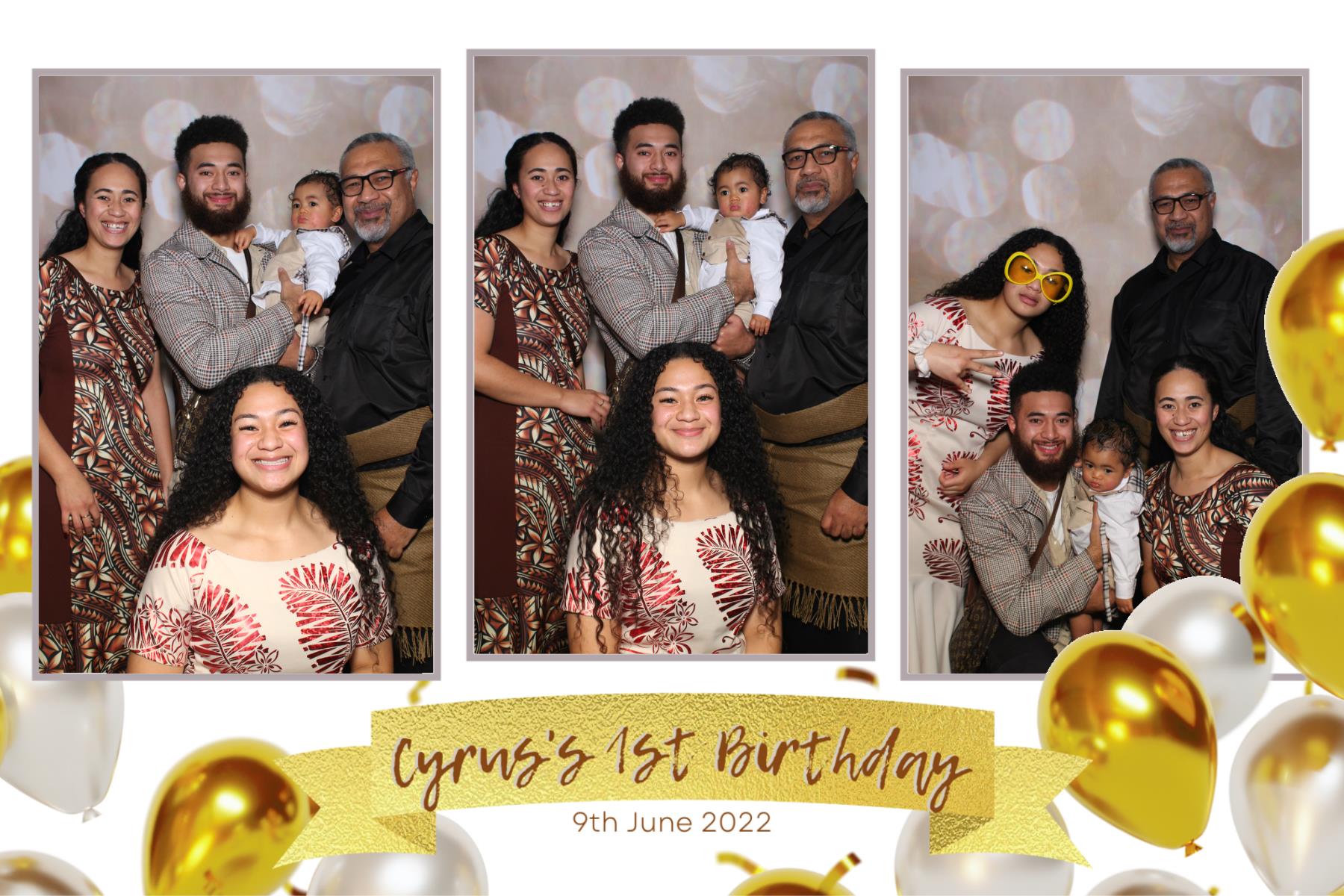 Cyrus's 1st Birthday | View more photos from the event at gallery.photobooth.co.nz/u/SelfieCentral/Cyruss-1st-Birthday