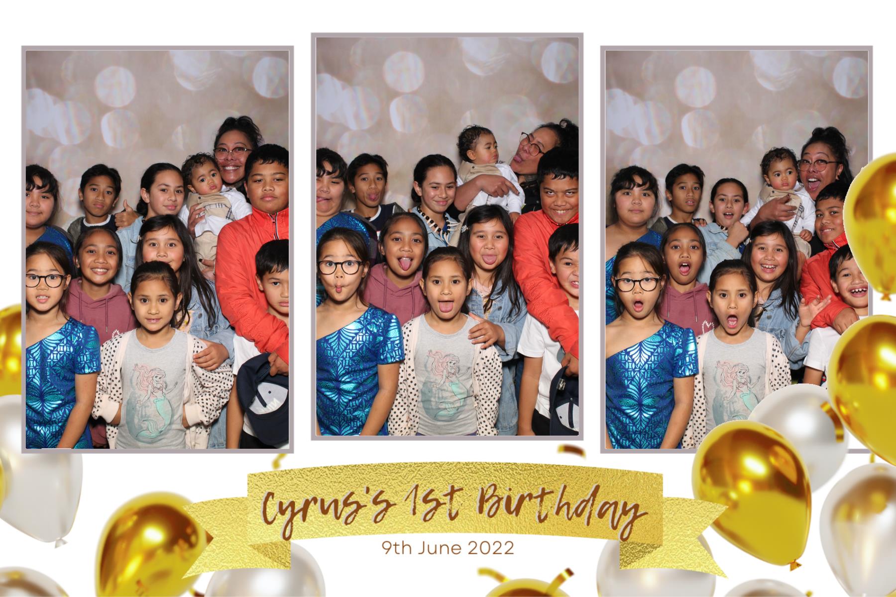 Cyrus's 1st Birthday | View more photos from the event at gallery.photobooth.co.nz/u/SelfieCentral/Cyruss-1st-Birthday