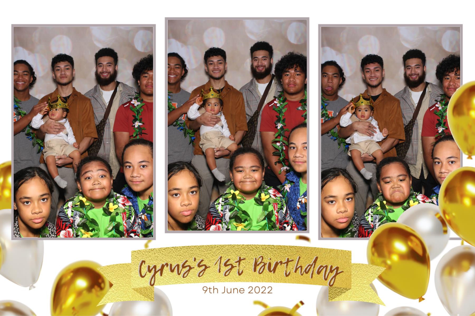 Cyrus's 1st Birthday | View more photos from the event at gallery.photobooth.co.nz/u/SelfieCentral/Cyruss-1st-Birthday