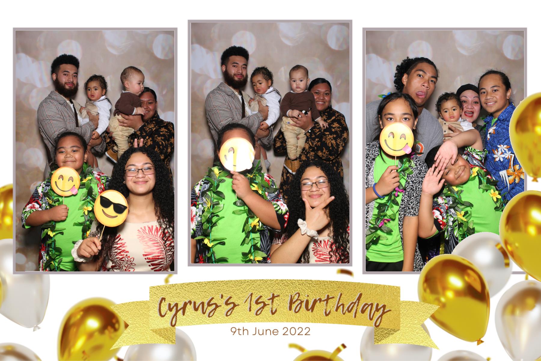 Cyrus's 1st Birthday | View more photos from the event at gallery.photobooth.co.nz/u/SelfieCentral/Cyruss-1st-Birthday