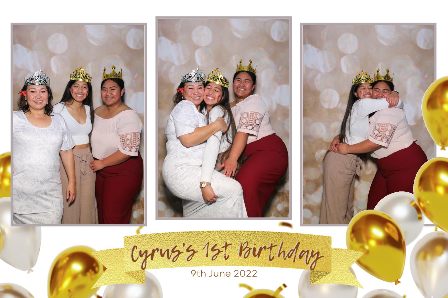 Cyrus's 1st Birthday | View more photos from the event at gallery.photobooth.co.nz/u/SelfieCentral/Cyruss-1st-Birthday