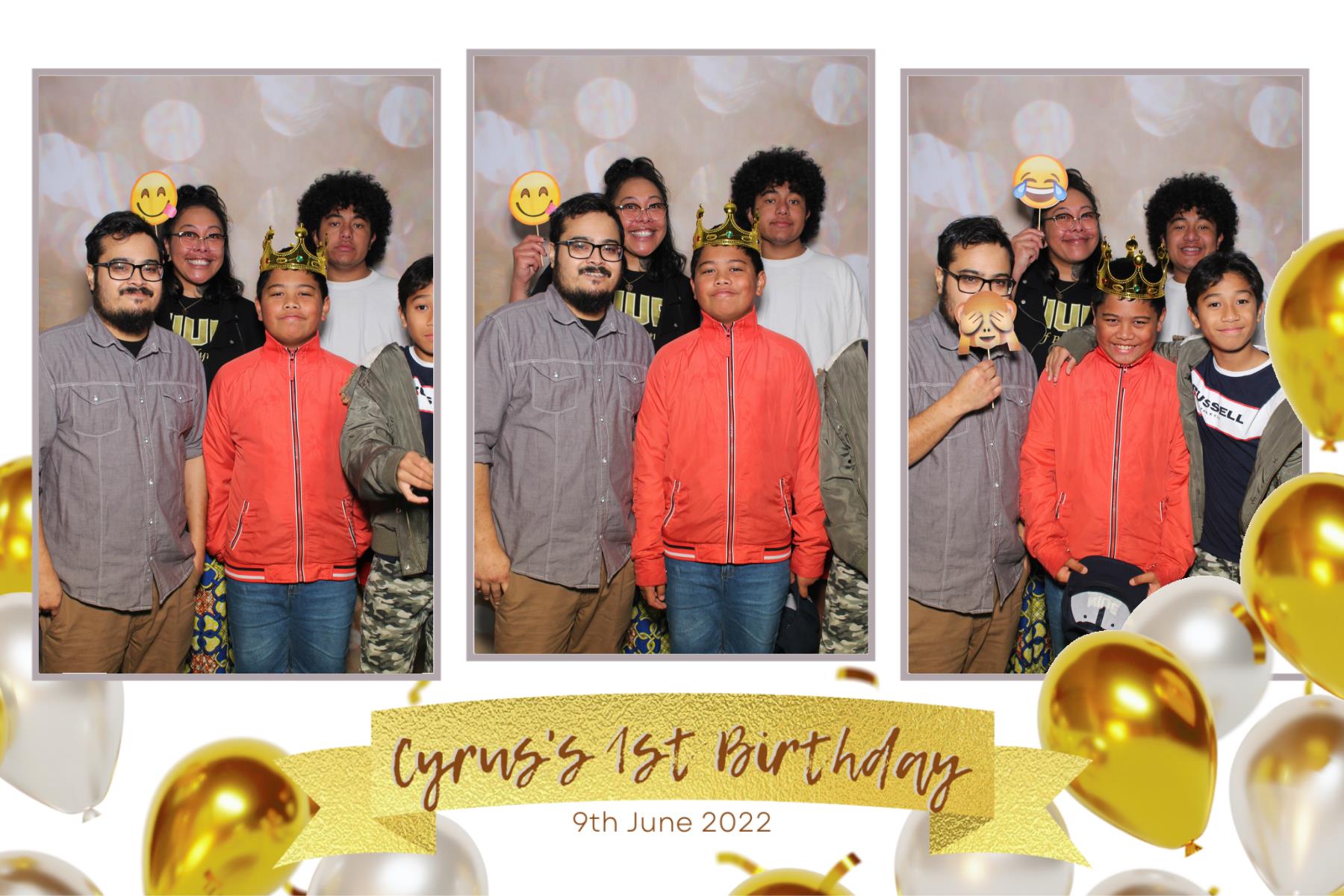 Cyrus's 1st Birthday | View more photos from the event at gallery.photobooth.co.nz/u/SelfieCentral/Cyruss-1st-Birthday