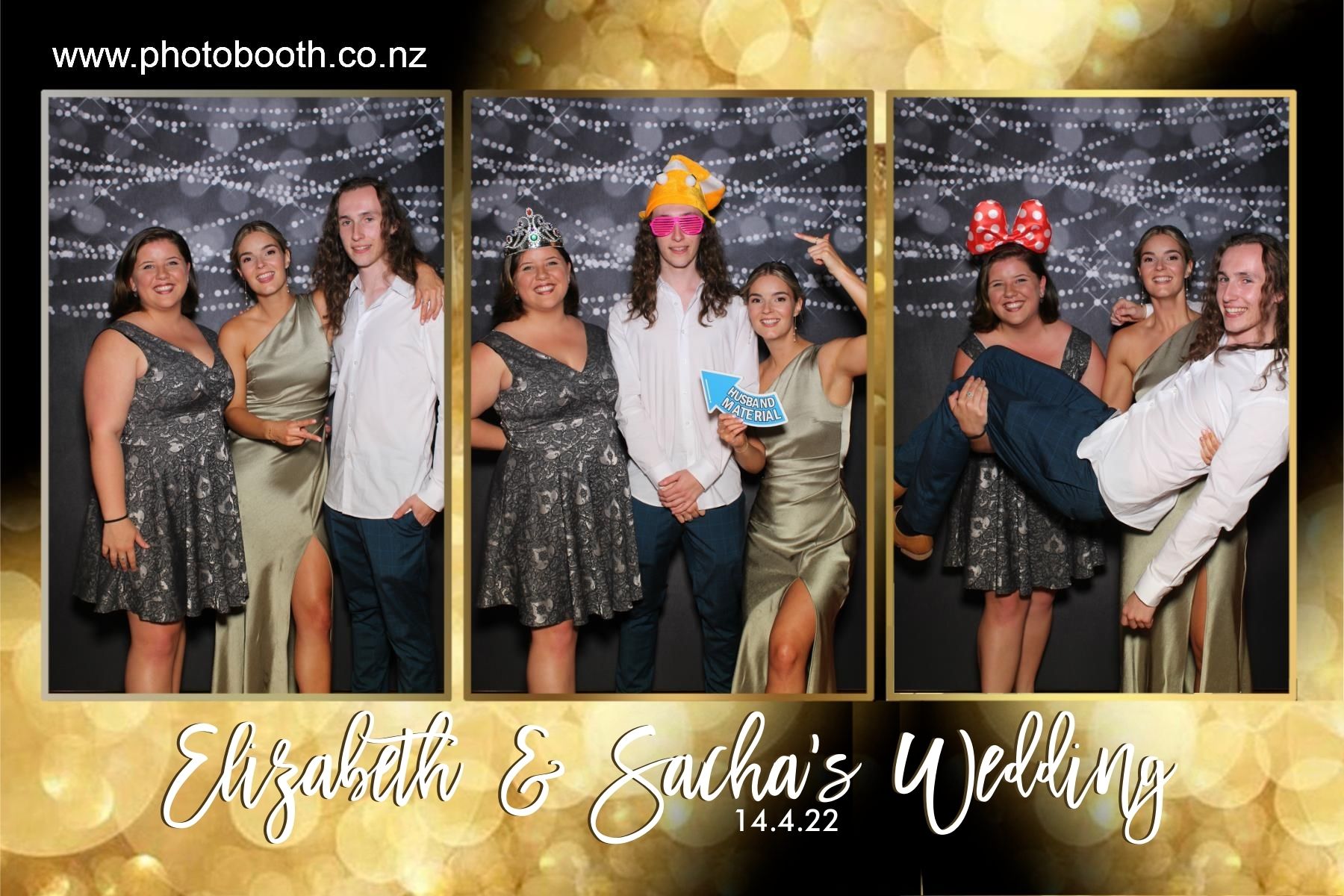 Elizabeth & Sacha's Wedding | View more photos from the event at gallery.photobooth.co.nz/u/SelfieCentral/Elizabeth-Sachas-Wedding