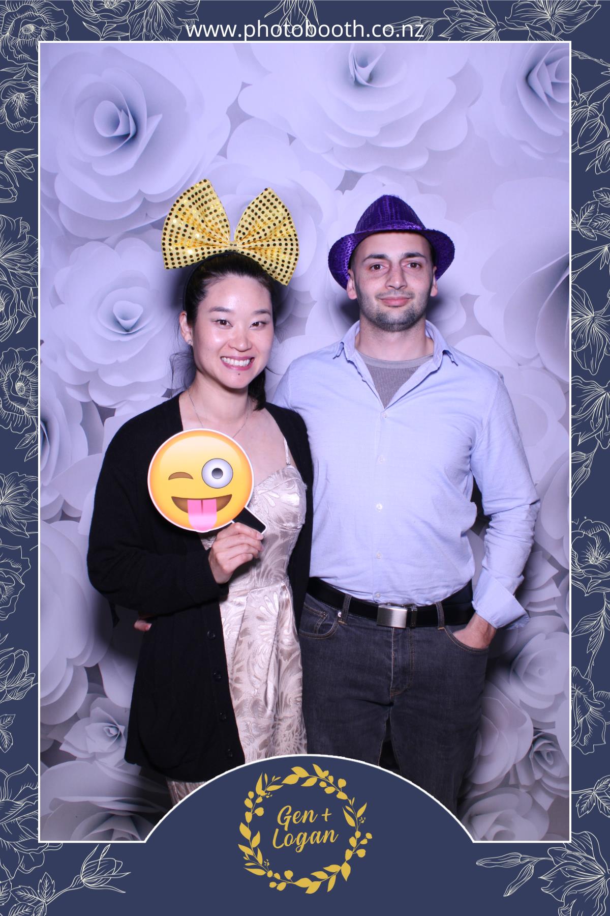 Genevieve & Logan's wedding | View more photos from the event at gallery.photobooth.co.nz/u/SelfieCentral/Genevieve-Logans-wedding