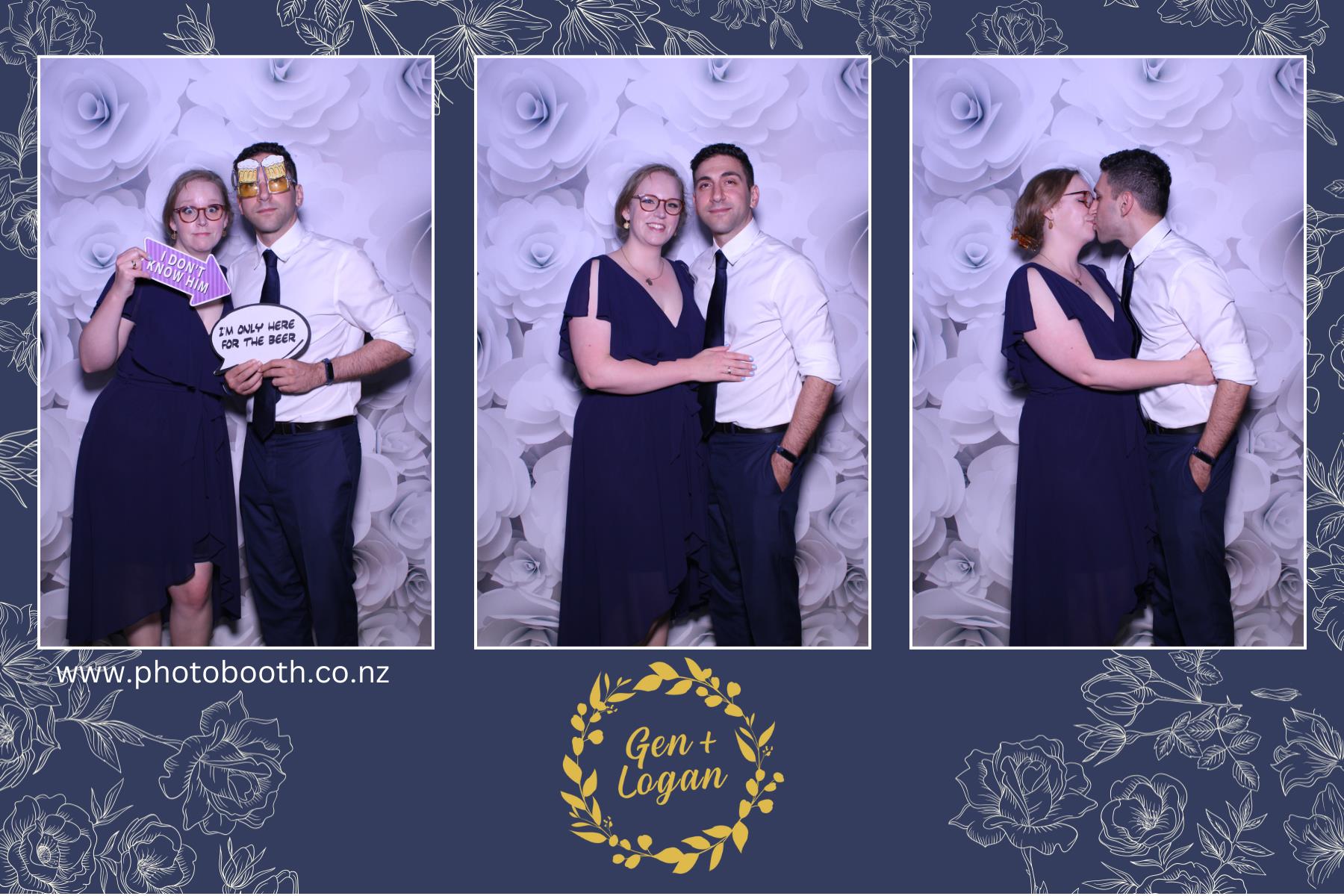 Genevieve & Logan's wedding | View more photos from the event at gallery.photobooth.co.nz/u/SelfieCentral/Genevieve-Logans-wedding
