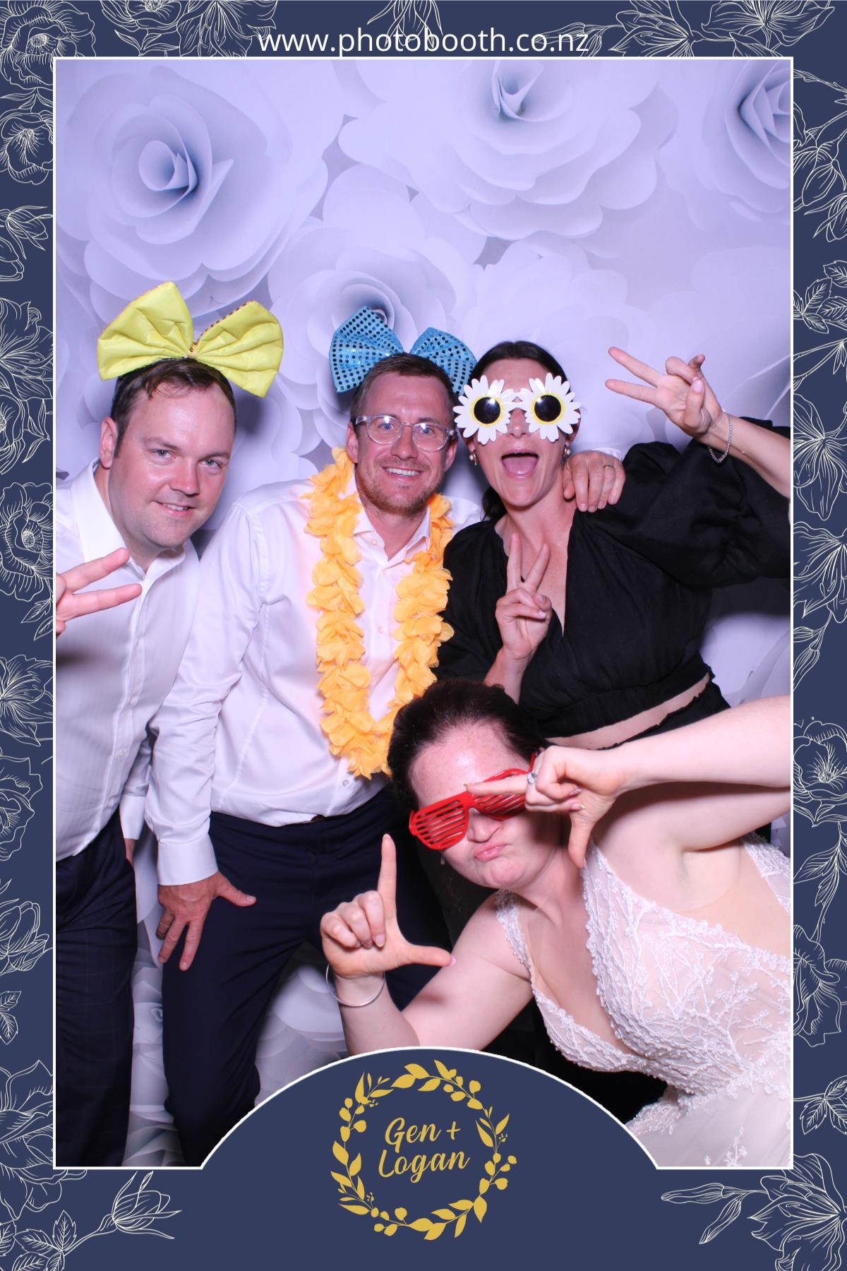 Genevieve & Logan's wedding | View more photos from the event at gallery.photobooth.co.nz/u/SelfieCentral/Genevieve-Logans-wedding