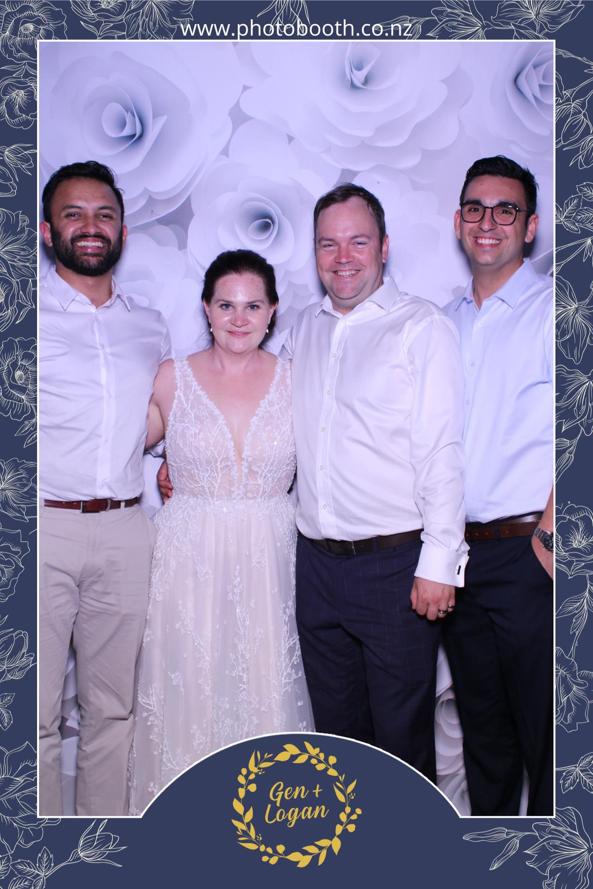 Genevieve & Logan's wedding | View more photos from the event at gallery.photobooth.co.nz/u/SelfieCentral/Genevieve-Logans-wedding
