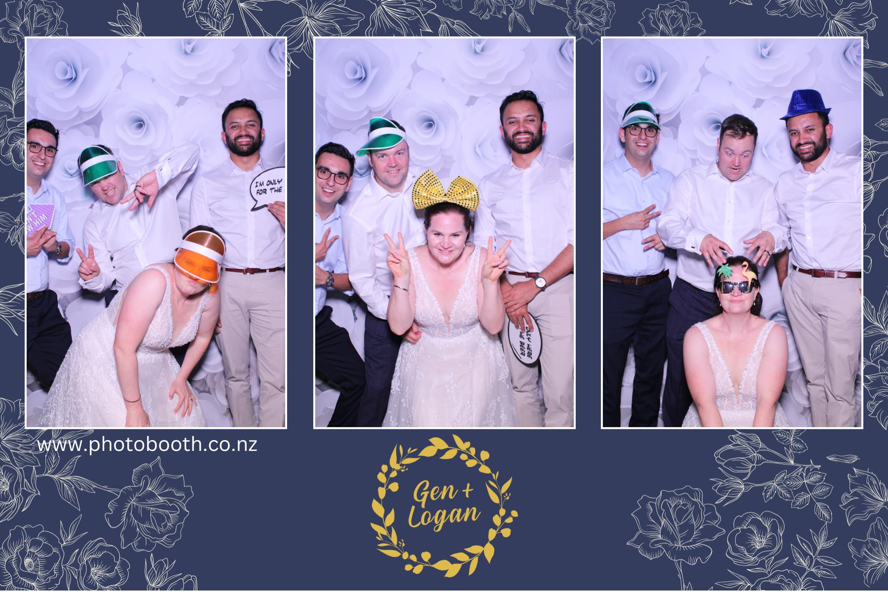 Genevieve & Logan's wedding | View more photos from the event at gallery.photobooth.co.nz/u/SelfieCentral/Genevieve-Logans-wedding
