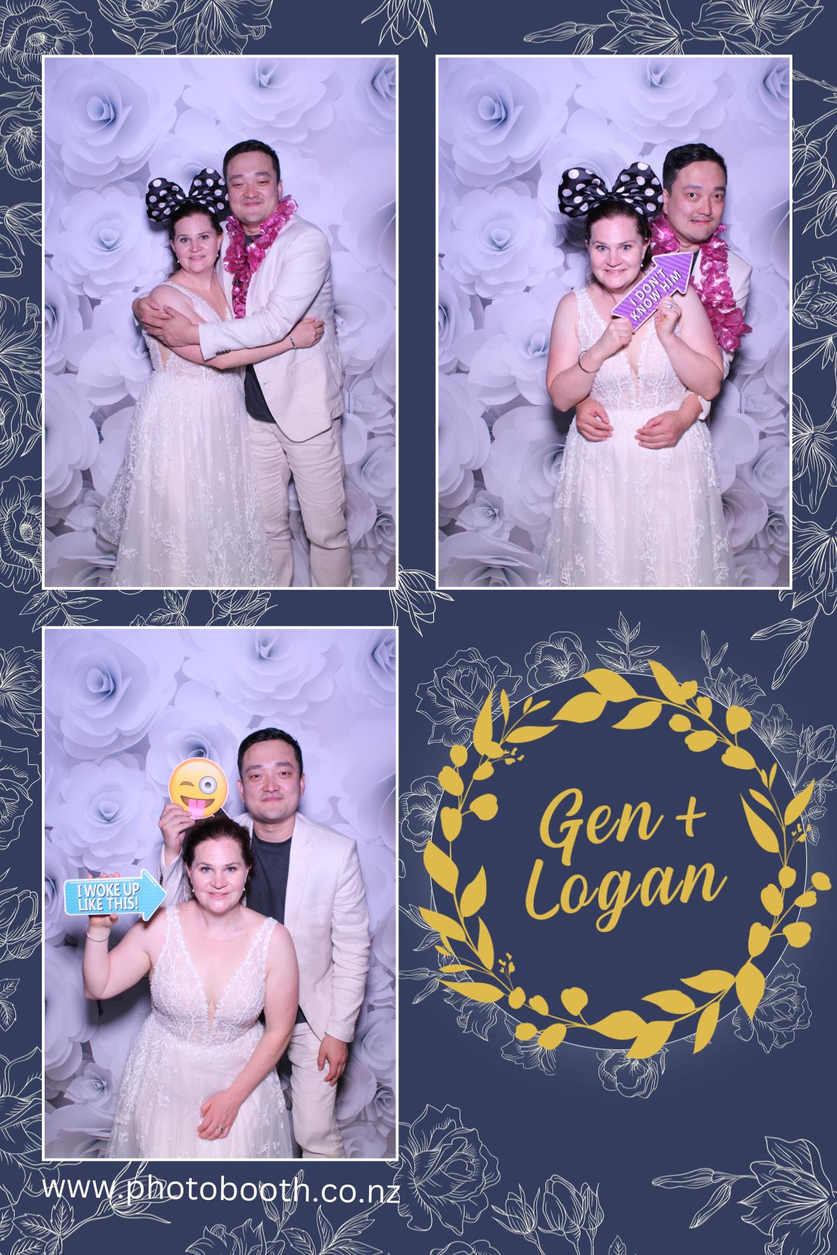 Genevieve & Logan's wedding | View more photos from the event at gallery.photobooth.co.nz/u/SelfieCentral/Genevieve-Logans-wedding
