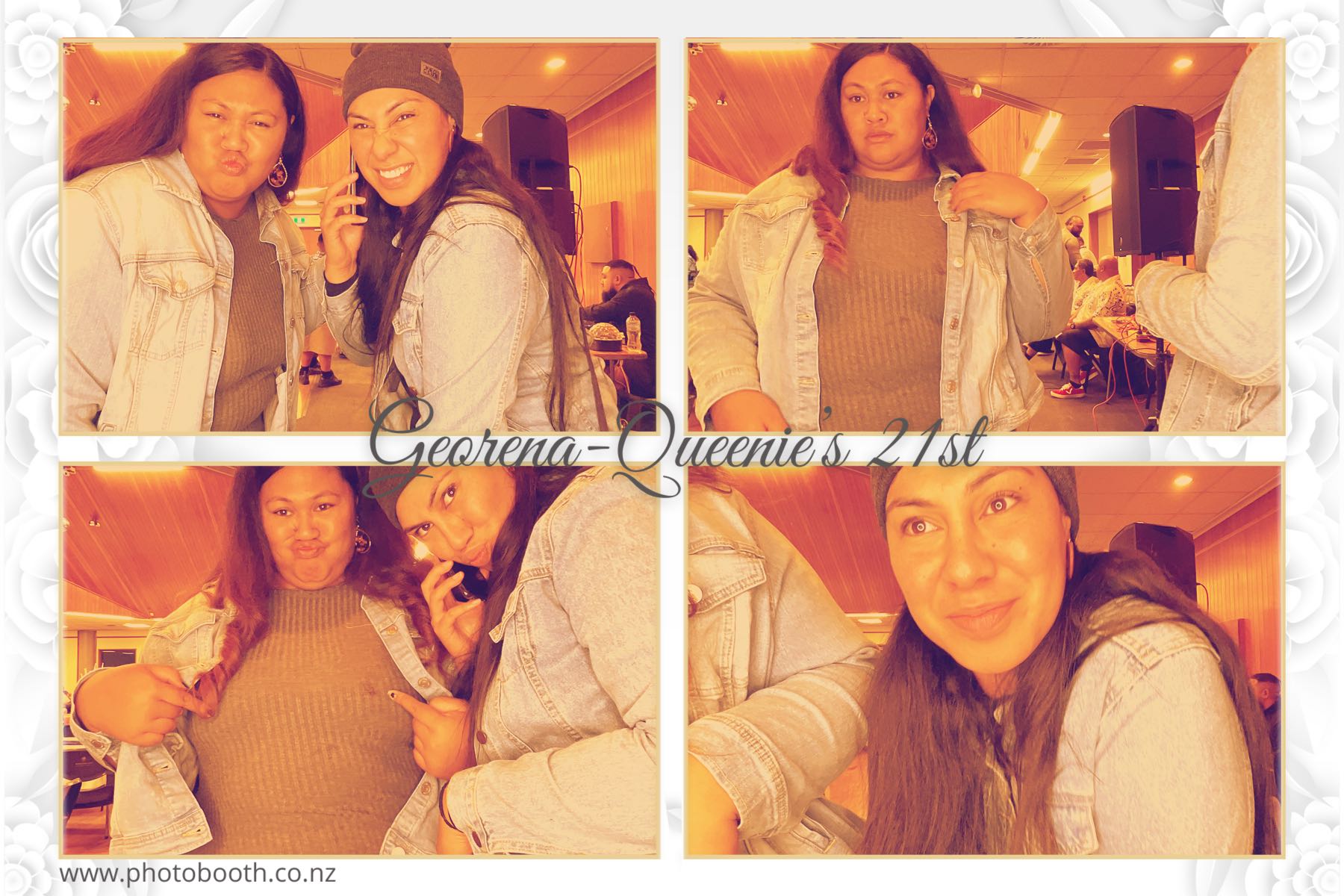 Georena-Queenie’s 21st | View more photos from the event at gallery.photobooth.co.nz/u/SelfieCentral/Georena-Queenie’s-21st