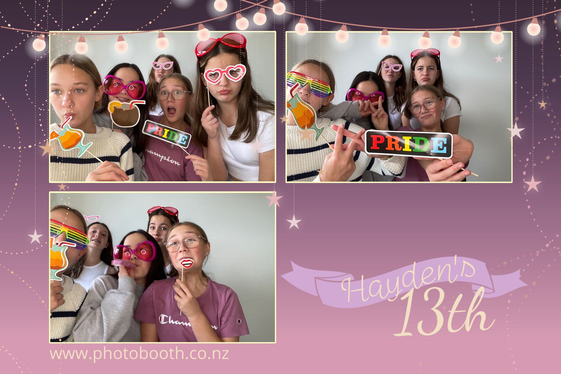 Hayden's 13th | View more photos from the event at gallery.photobooth.co.nz/u/SelfieCentral/Haydens-13th