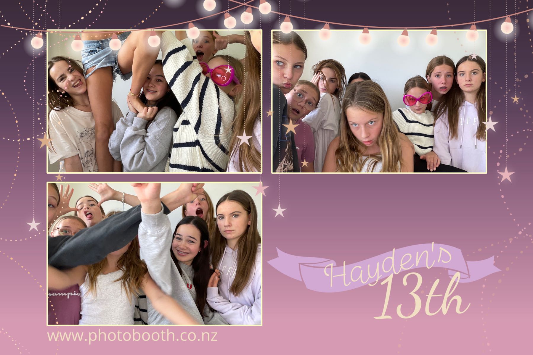 Hayden's 13th | View more photos from the event at gallery.photobooth.co.nz/u/SelfieCentral/Haydens-13th