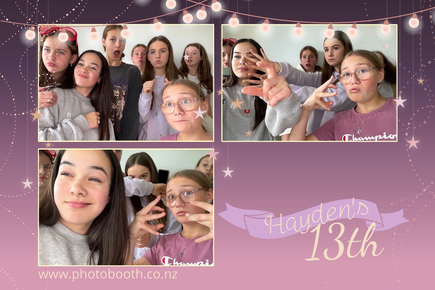 Hayden's 13th | View more photos from the event at gallery.photobooth.co.nz/u/SelfieCentral/Haydens-13th