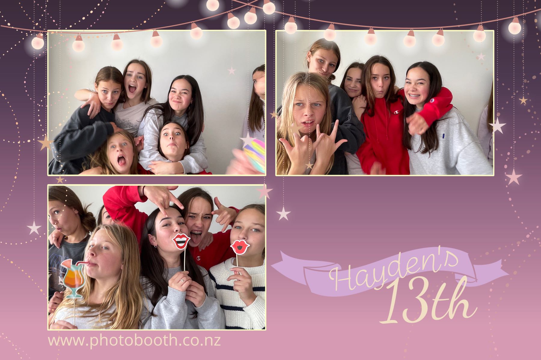 Hayden's 13th | View more photos from the event at gallery.photobooth.co.nz/u/SelfieCentral/Haydens-13th
