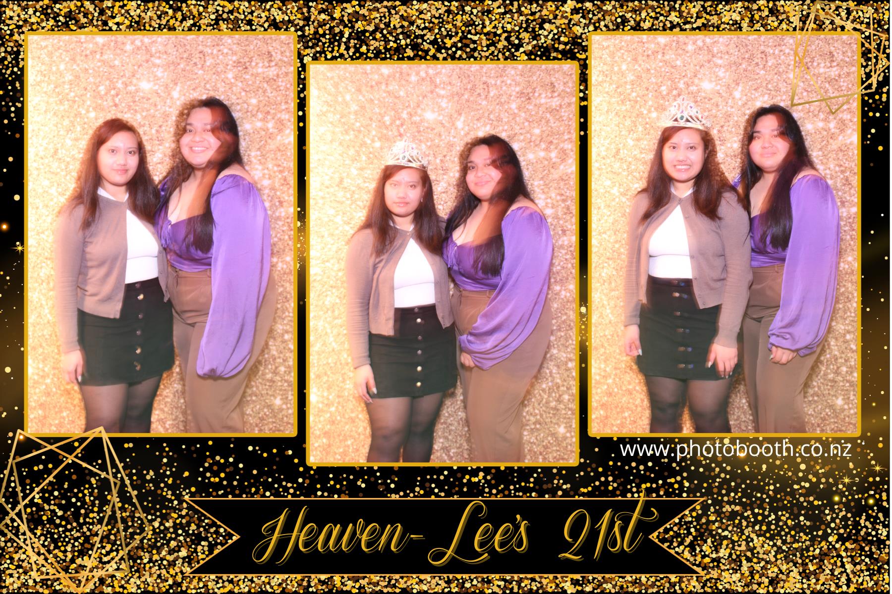 Heaven-Lee's 21st | View more photos from the event at gallery.photobooth.co.nz/u/SelfieCentral/Heaven-Lees-21st