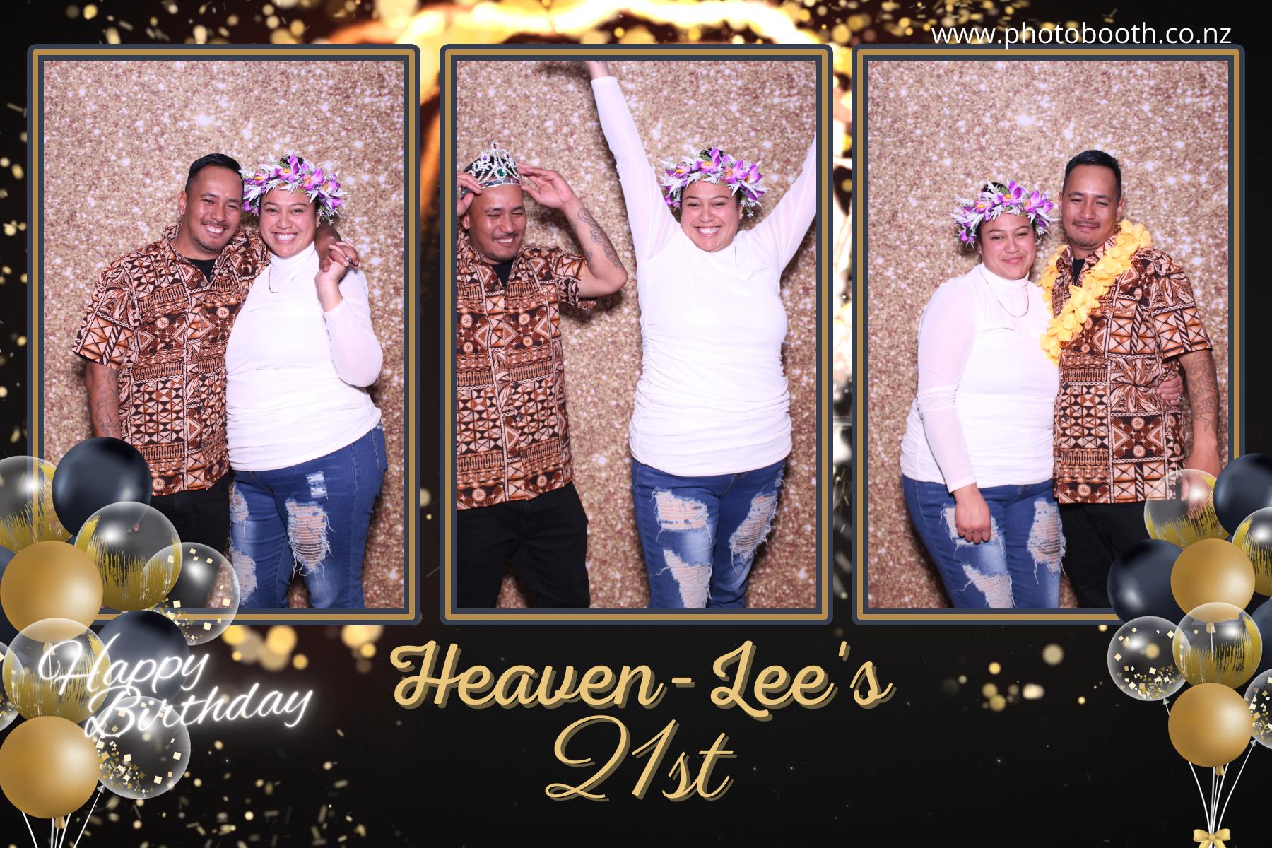 Heaven-Lee's 21st | View more photos from the event at gallery.photobooth.co.nz/u/SelfieCentral/Heaven-Lees-21st
