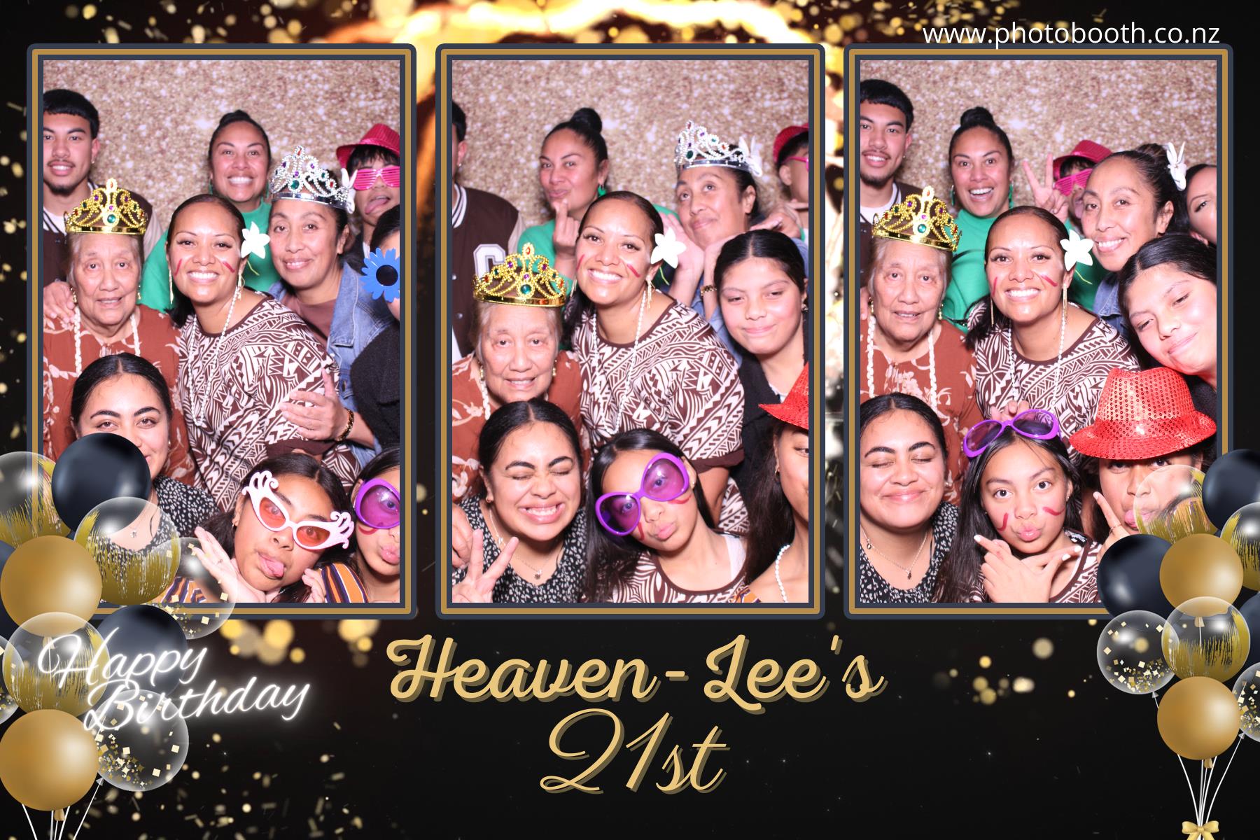 Heaven-Lee's 21st | View more photos from the event at gallery.photobooth.co.nz/u/SelfieCentral/Heaven-Lees-21st