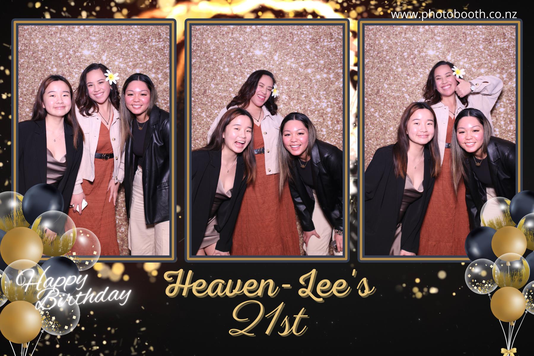 Heaven-Lee's 21st | View more photos from the event at gallery.photobooth.co.nz/u/SelfieCentral/Heaven-Lees-21st