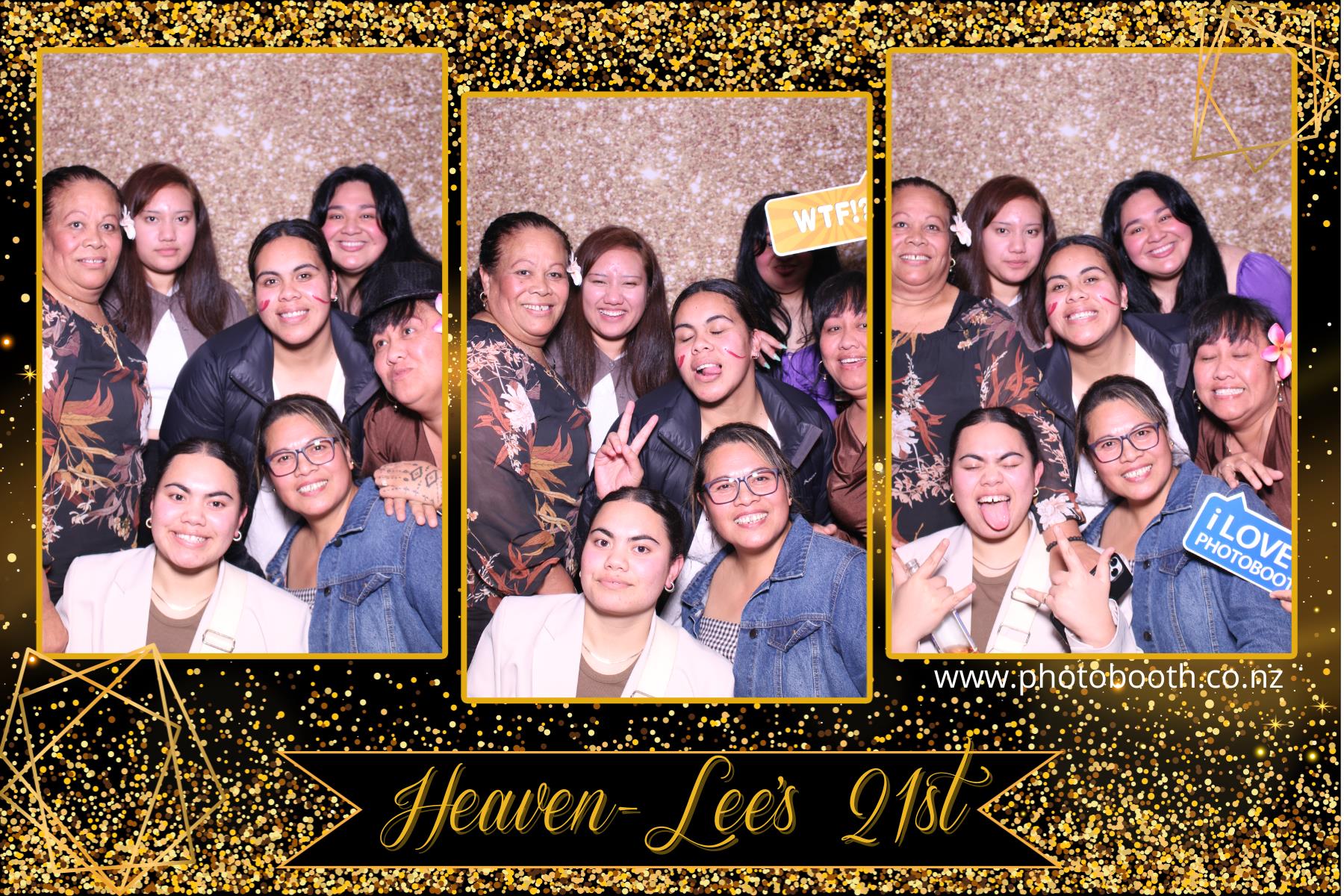 Heaven-Lee's 21st | View more photos from the event at gallery.photobooth.co.nz/u/SelfieCentral/Heaven-Lees-21st