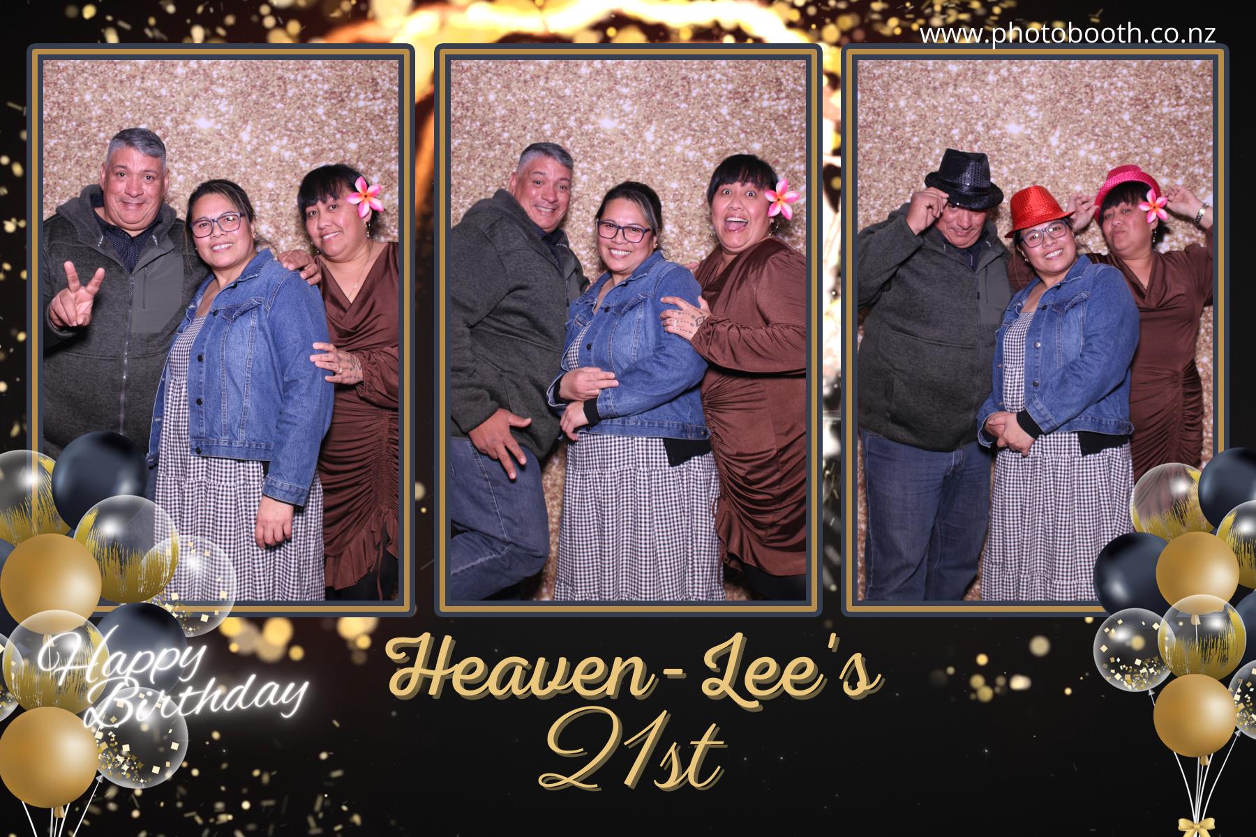 Heaven-Lee's 21st | View more photos from the event at gallery.photobooth.co.nz/u/SelfieCentral/Heaven-Lees-21st