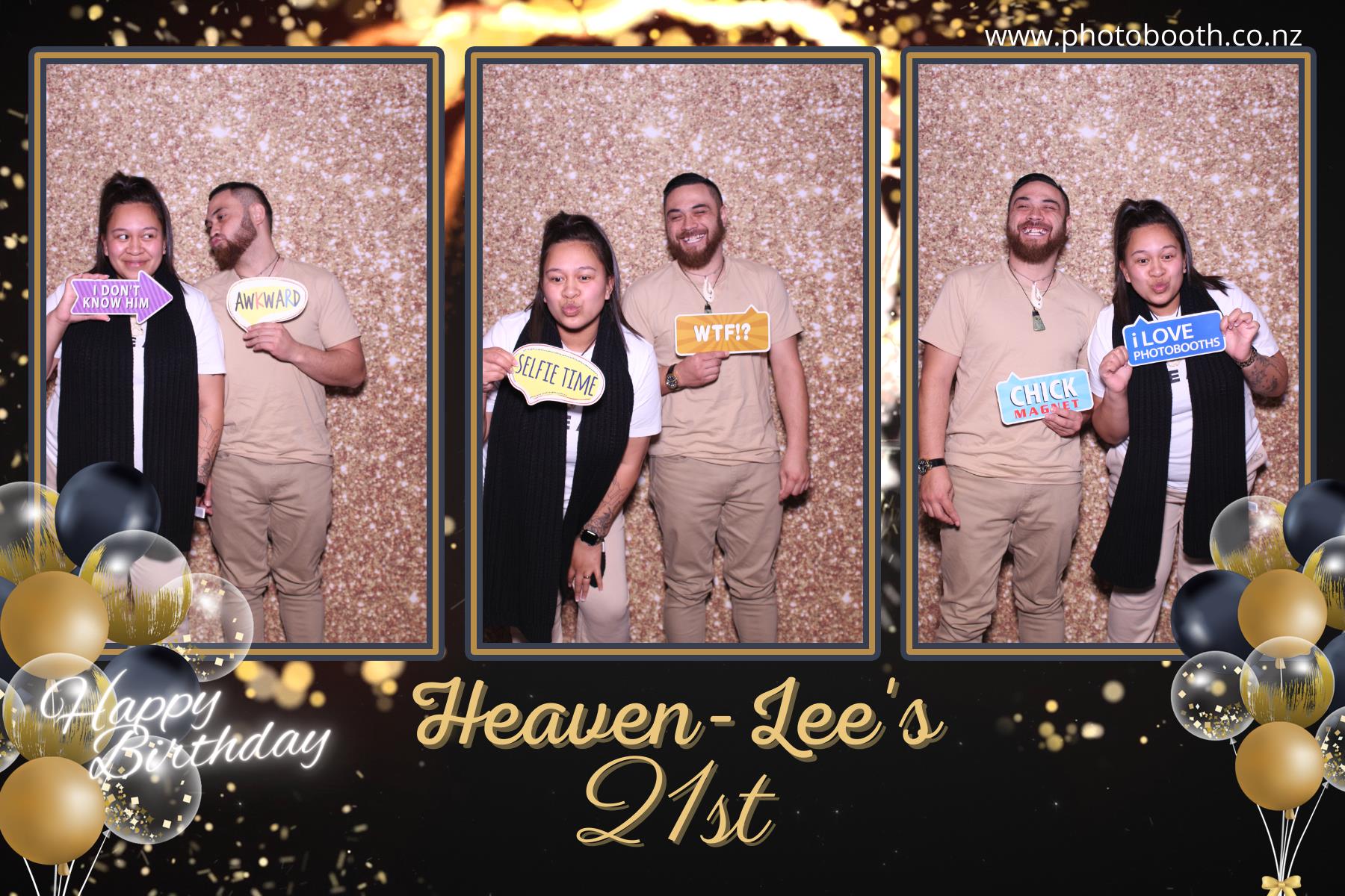 Heaven-Lee's 21st | View more photos from the event at gallery.photobooth.co.nz/u/SelfieCentral/Heaven-Lees-21st
