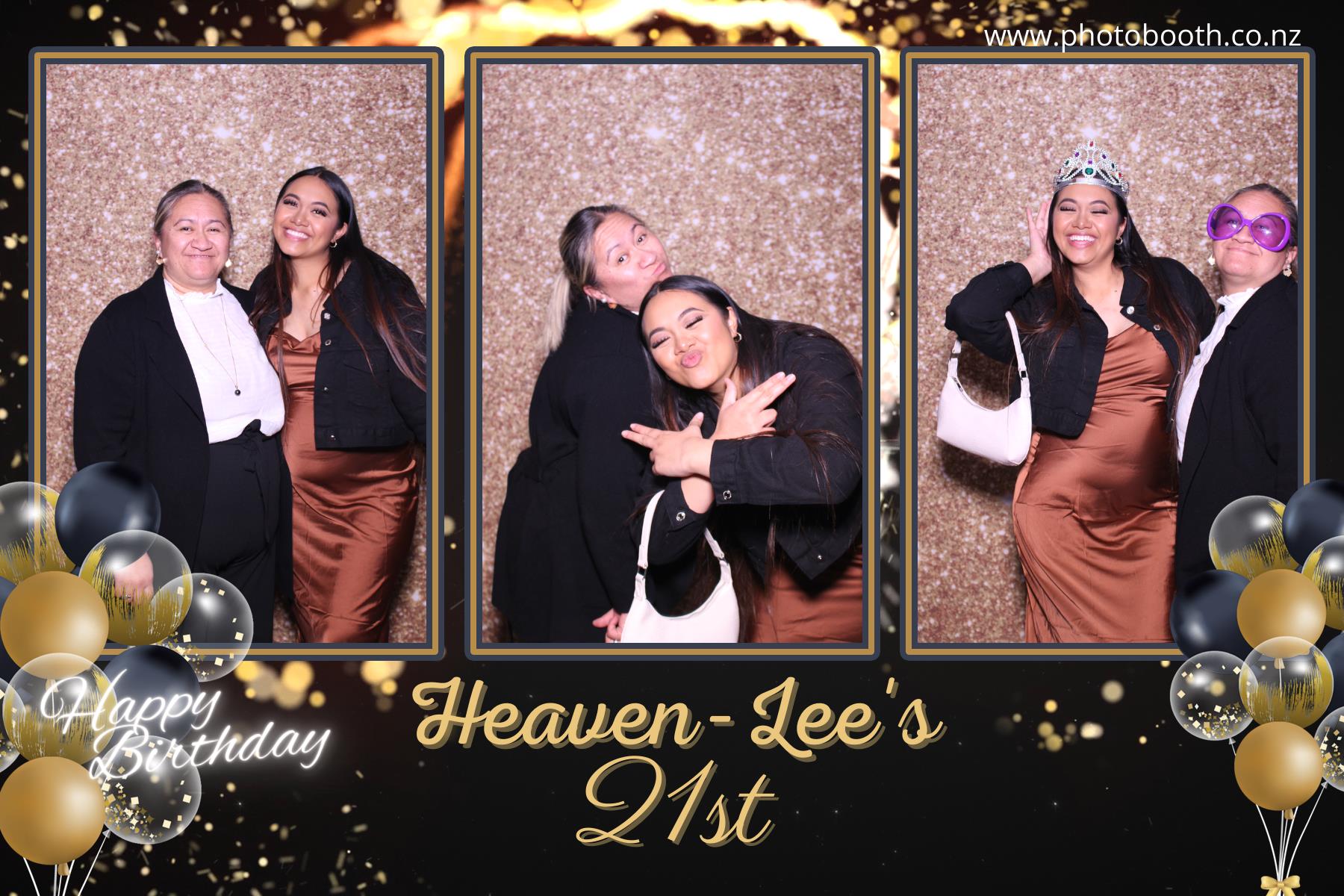 Heaven-Lee's 21st | View more photos from the event at gallery.photobooth.co.nz/u/SelfieCentral/Heaven-Lees-21st