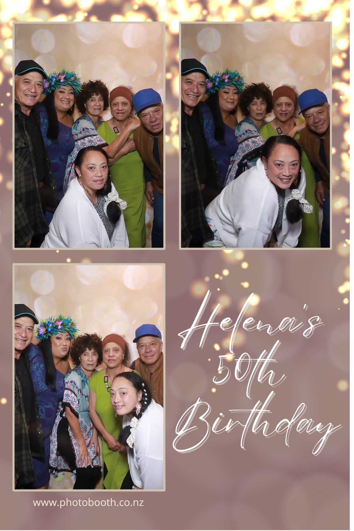 Helena's 50th | View more photos from the event at gallery.photobooth.co.nz/u/SelfieCentral/Helenas-50th