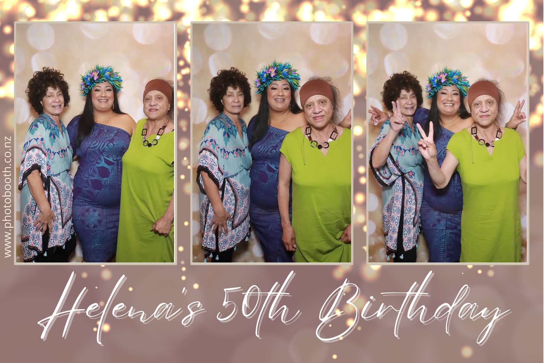 Helena's 50th | View more photos from the event at gallery.photobooth.co.nz/u/SelfieCentral/Helenas-50th