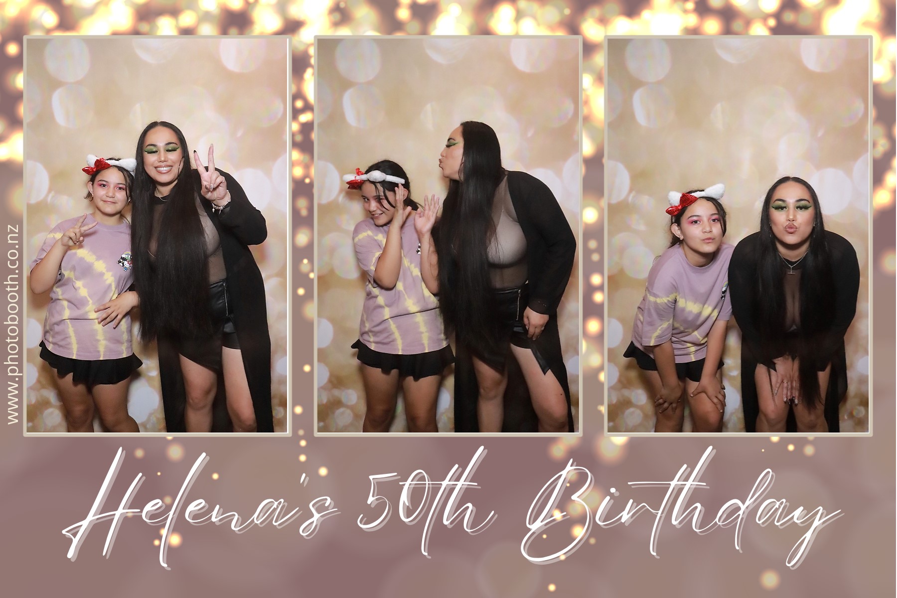 Helena's 50th | View more photos from the event at gallery.photobooth.co.nz/u/SelfieCentral/Helenas-50th