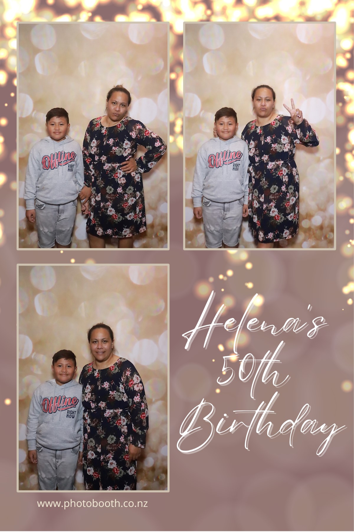 Helena's 50th | View more photos from the event at gallery.photobooth.co.nz/u/SelfieCentral/Helenas-50th