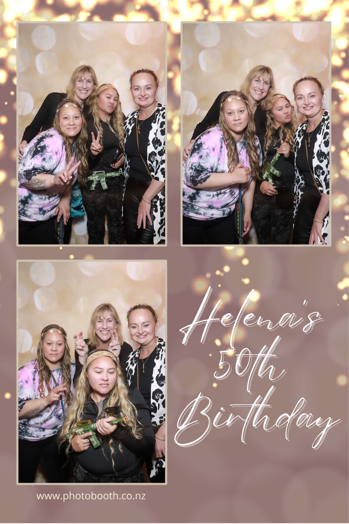 Helena's 50th | View more photos from the event at gallery.photobooth.co.nz/u/SelfieCentral/Helenas-50th