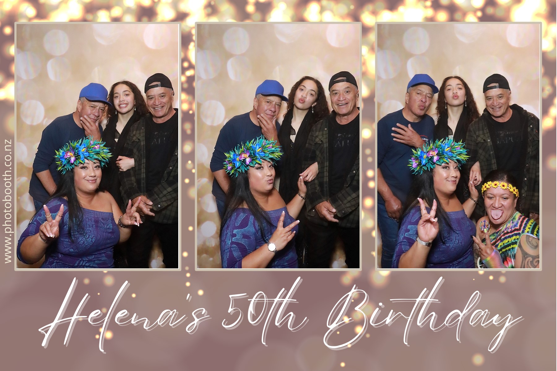 Helena's 50th | View more photos from the event at gallery.photobooth.co.nz/u/SelfieCentral/Helenas-50th