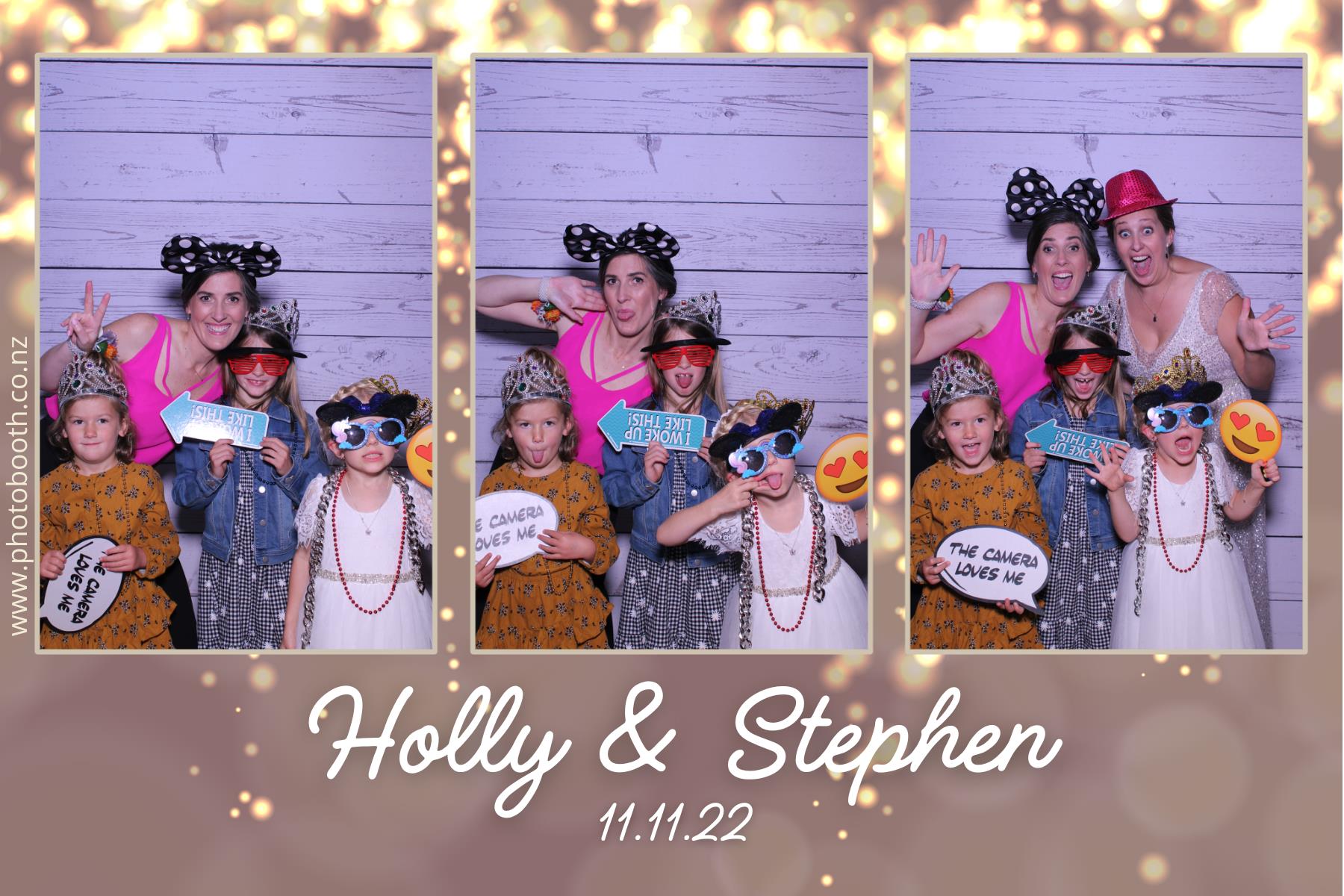 Holly & Stephen's Wedding | View more photos from the event at gallery.photobooth.co.nz/u/SelfieCentral/Holly-Stephens-Wedding