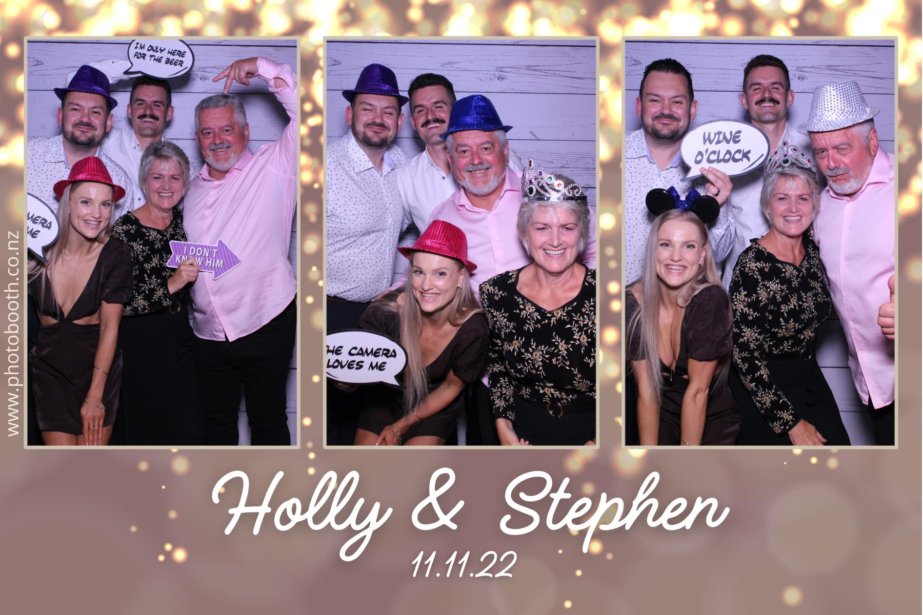 Holly & Stephen's Wedding | View more photos from the event at gallery.photobooth.co.nz/u/SelfieCentral/Holly-Stephens-Wedding
