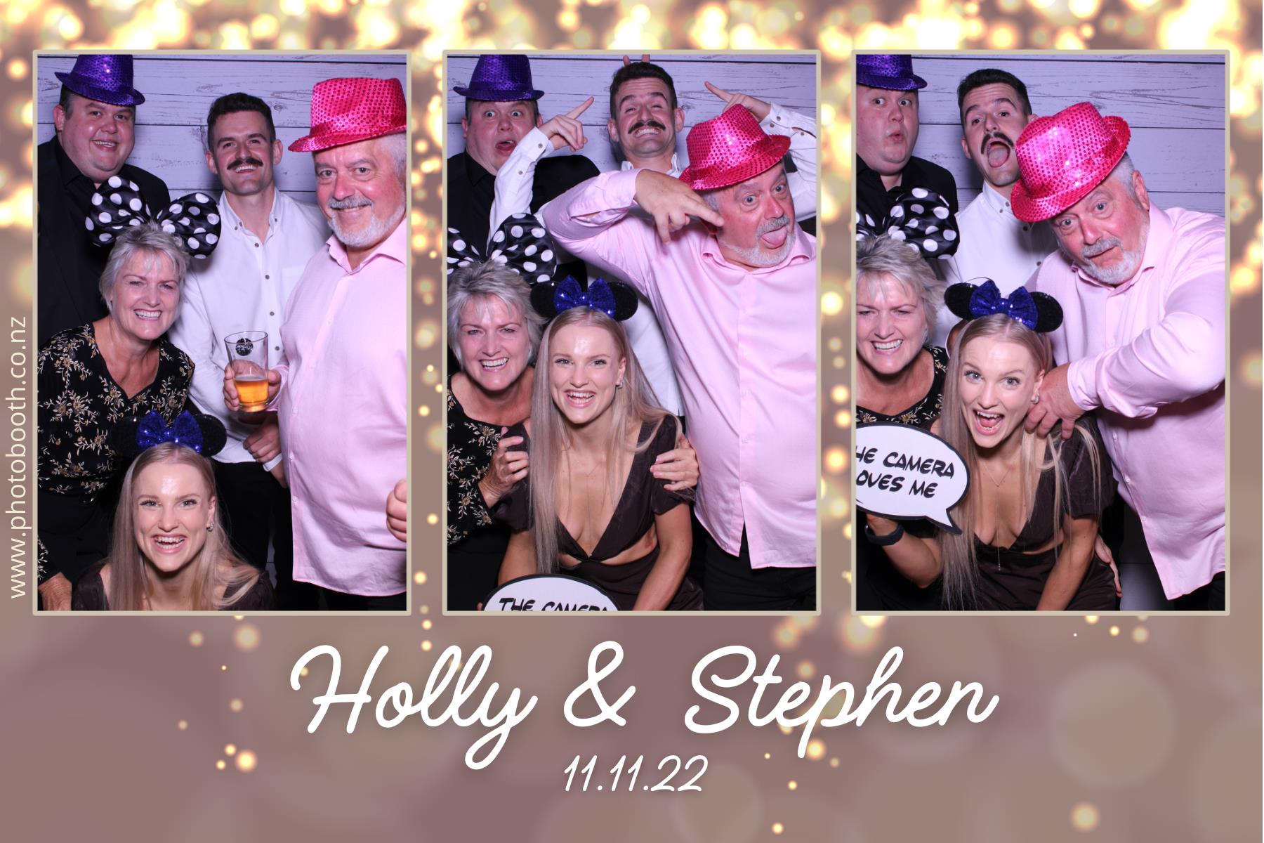 Holly & Stephen's Wedding | View more photos from the event at gallery.photobooth.co.nz/u/SelfieCentral/Holly-Stephens-Wedding