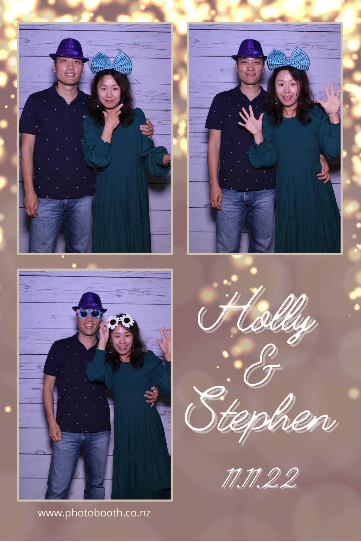 Holly & Stephen's Wedding | View more photos from the event at gallery.photobooth.co.nz/u/SelfieCentral/Holly-Stephens-Wedding