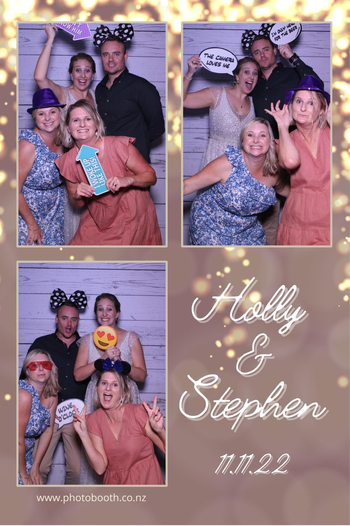 Holly & Stephen's Wedding | View more photos from the event at gallery.photobooth.co.nz/u/SelfieCentral/Holly-Stephens-Wedding