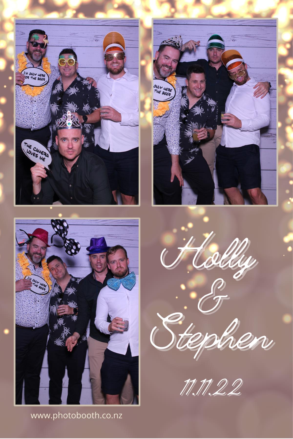 Holly & Stephen's Wedding | View more photos from the event at gallery.photobooth.co.nz/u/SelfieCentral/Holly-Stephens-Wedding