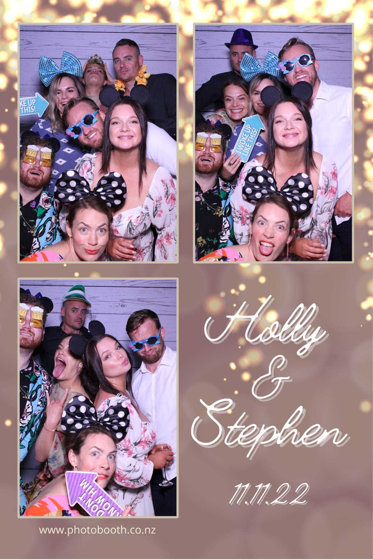 Holly & Stephen's Wedding | View more photos from the event at gallery.photobooth.co.nz/u/SelfieCentral/Holly-Stephens-Wedding