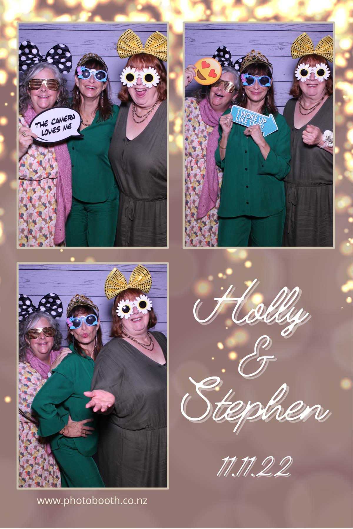 Holly & Stephen's Wedding | View more photos from the event at gallery.photobooth.co.nz/u/SelfieCentral/Holly-Stephens-Wedding