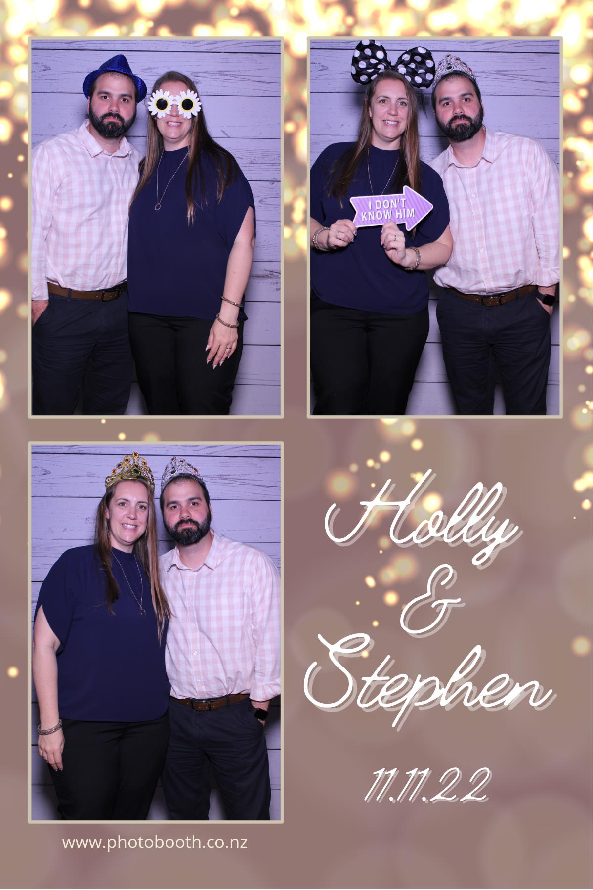 Holly & Stephen's Wedding | View more photos from the event at gallery.photobooth.co.nz/u/SelfieCentral/Holly-Stephens-Wedding
